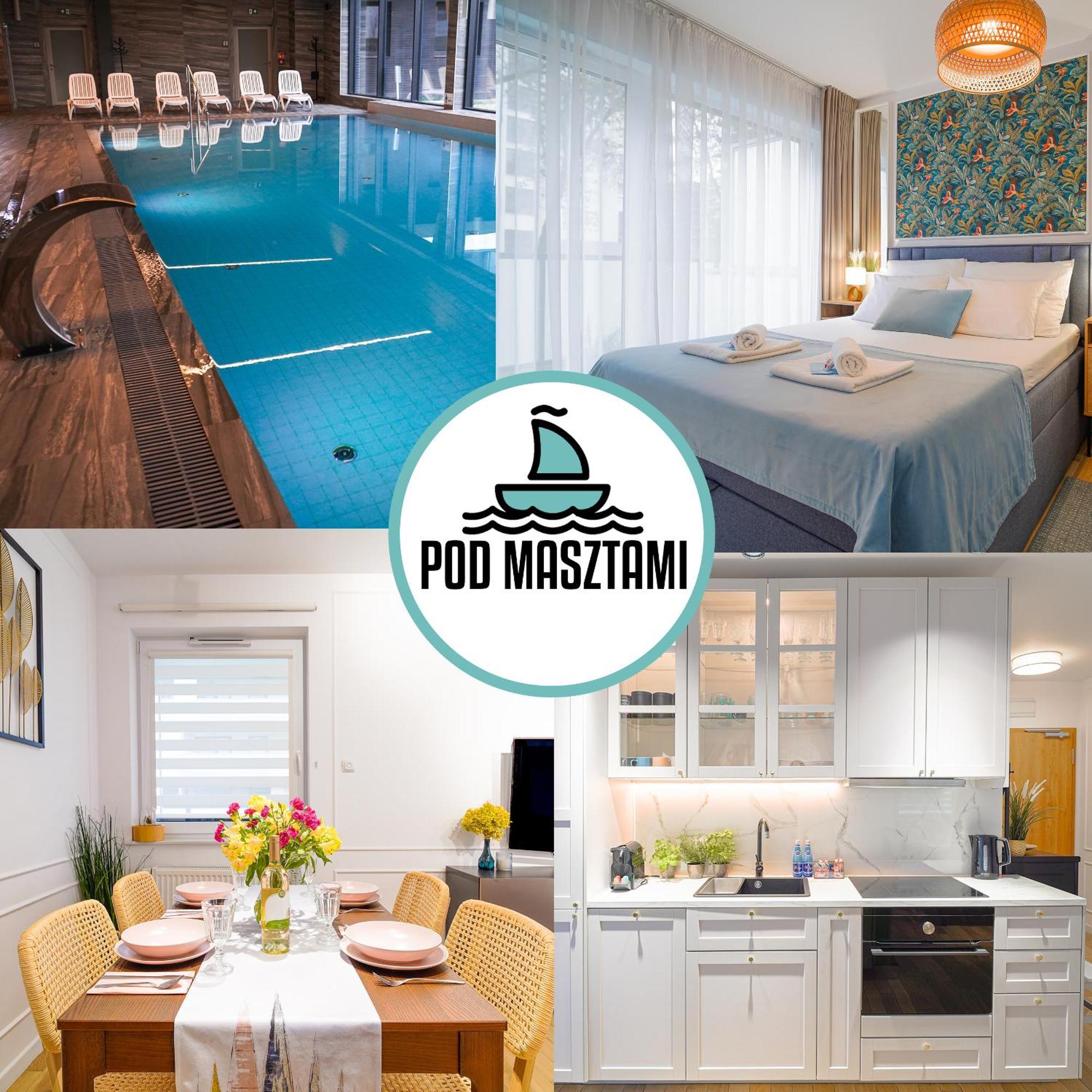 Lulu Apartments - Pod Masztami - Apartament Dwupokojowy - Basen Silownia Parking Kołobrzeg Extérieur photo